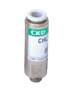 Compact check valve with push-in fitting