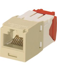 ประเภท 5E แจ็คโมดูลาร์ RJ45 UTP TG ประเภทงาช้าง CJ5E88TGGR