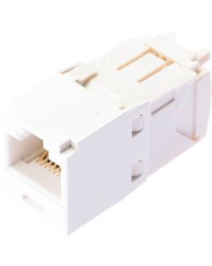 Category 6 modular jack สีขาวอาร์กติก