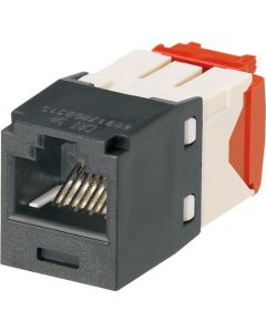 Mini-Com TX5e Corrosive Resistant UTP Jack Module-Black 10อัน