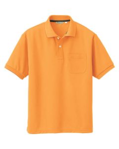 เสื้อโปโลแขนสั้นผู้ชาย สีส้ม LL