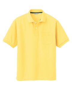 เสื้อโปโลแขนสั้นผู้ชาย สีเหลือง LL