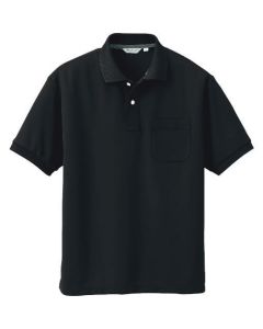 เสื้อโปโลแขนสั้นผู้ชาย สีดำ 3L