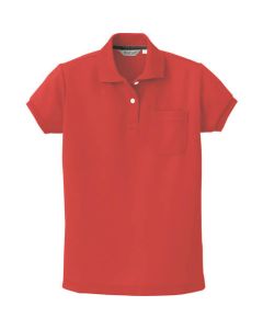 เสื้อโปโลผู้หญิงแขนสั้น สีแดง 5