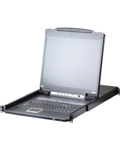 17-inch 16-Port PS/2-USB VGA LCD KVM over IP Switch with Daisy-Chain Port and USB Peripheral Support 1อัน