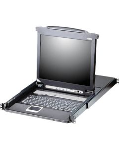 17inch16P PS/2-USB VGA LCD KVM SW. W/JP KB 1อัน