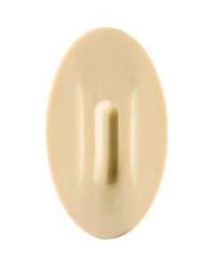 Command hook ทรงวงรีขนาดเล็กสำหรับสิ่งของชิ้นเล็ก (4 ตะขอ รวม 10 แถบ) สีน้ำตาล