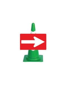 Cone Sign Arrow(Red/Black) 3แผ่น