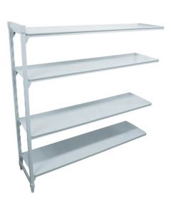 ชั้นวางแบบยึดตายตัว ชั้นวางของแบบแข็งพิเศษ 4 ขั้น 866 x 610 x 1830 มม.