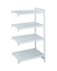 ชั้นวางแบบคงที่ ชั้นวางของแบบตั้งโต๊ะ 4 ขั้น 866 x 610 x 1830 มม.