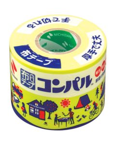 เทปผ้า Compal CPN2-50 สีเหลือง 50มม. x 10ม