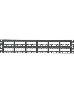 Patch Panel, 48 Port, Modular Flush Mount
