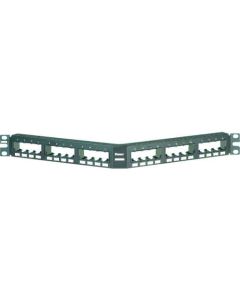 Flush mount แผงแพทช์โมดูลาร์แบบมุมเฟรม 24 พอร์ต CPPA24FMMWBLY