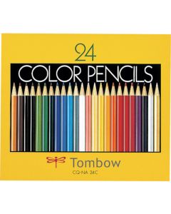 ดินสอสี 24 สีในกล่องกระดาษ