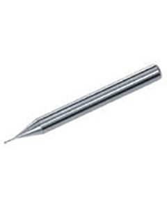 อิเล็กโทรดทองแดงเคลือบ CRN 2 ร่อง การตัดแต่งขึ้นรูปด้วยเครื่องจักร คอยาว ดอกกัดเอ็นมิลหัวบอลคาร์ไบด์ 0.8 มม.