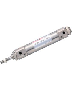 กระบอกสูบพร้อมตัวควบคุมความเร็ว, ระยะชัก Φ16, สกรูยึดแนวนอน 105 มม., แม่เหล็ก และสวิตช์