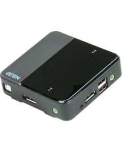 สวิตช์ KVM 2 พอร์ต/USB/DisplayPort/4K UHD