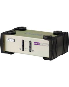 สวิตช์ KVM 2 พอร์ต/PS/2/USB/VGA