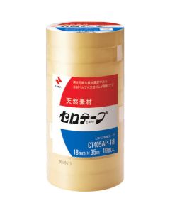 เทปใส Cellulose 18mm x 35m (10 Pcs)