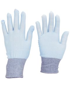 ถุงมือกันบาด cut guard 182 สีน้ำเงิน แบบบางที่สุด S