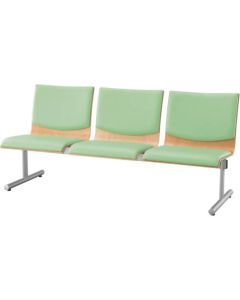 ที่พักไม้สำหรับ 3 คน สีเขียวอ่อน