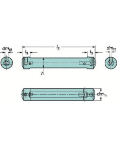 ตัวต่อเครื่องกลึงขนาดเล็ก CoroTurn XS