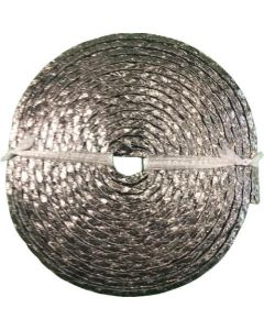 การบรรจุ Gland D4104 การบรรจุแบบถักด้วยกราไฟท์แบบขยาย (พร้อมลวดโลหะผสม Inconel) ความกว้าง 9.5 มม.