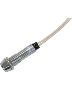 ไฟแสดงสถานะ LED DA-10JPL (การเชื่อมต่อ AC/DC 100V) Φ10 สีขาว