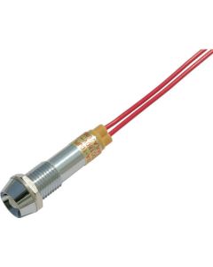 ไฟแสดงสถานะ LED DA-10JPL (การเชื่อมต่อ AC/DC200V) Φ10 สีแดง