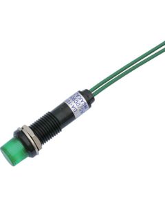 ไฟแสดงสถานะ LED DA-10TPBL (การเชื่อมต่อ AC/DC 100V) Φ10 สีเขียว