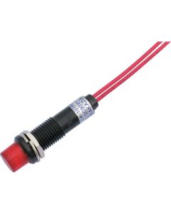 ไฟแสดงสถานะ LED DA-10TPBL (การเชื่อมต่อ AC/DC 100V) Φ10 สีแดง