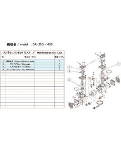 Maintenance Kit for Vacuum Pump