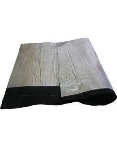 Double-sided aluminum coated grass sheet(Heat resistant/Heat plotect) 1แผ่น