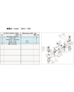 ชุดบำรุงรักษาสำหรับ DAU-100
