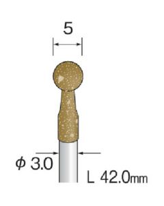 Abrasive Rubber Point for Grinding ถุงละ 10เส้น