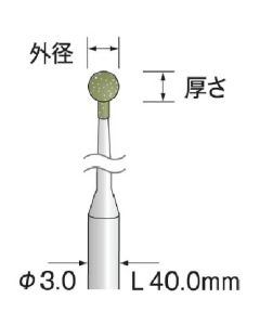 Abrasive Rubber Point Polishing ชุดละ 5เส้น