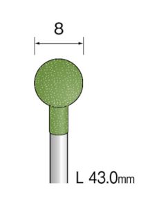 Abrasive Rubber Point for Polishing ถุงละ 10เส้น