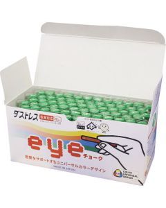 EYE ชอล์ก 72 ชิ้น สีเขียว