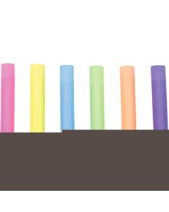 ชอล์กเรืองแสง 6 ชิ้น 6 สี