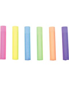 ชอล์คเรืองแสงสำหรับโรงเรียน 72 ชิ้น 6 สี