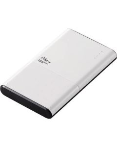 แบตมือถือ Pile one รองรับการชาร์จอัตโนมัติ 5000mAh 2.4A สีขาว