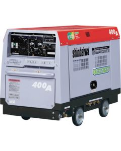 เครื่องเชื่อม/เครื่องปั่นไฟเครื่องยนต์ดีเซล 400A มีล้อ