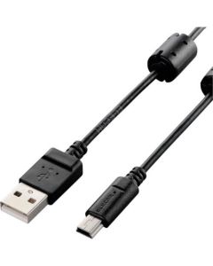 USB Cable/0.5m/miniB/Black 1เส้น