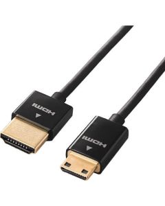 Super slim mini HDMI Cable/AV model/1.5m/Black 1เส้น