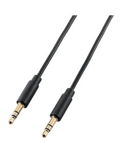 สาย AUDIO (มินิสเตอริโอ 3.5φ) สีดำ 0.5 ม