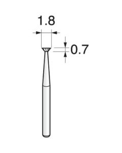 เพชร DE แกน 1.6 (จุดเพชร FG)