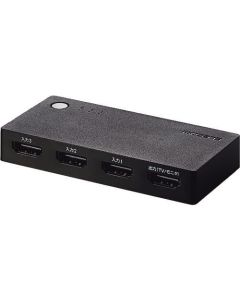 ตัวสลับสัญญาณ HDMI 3 อินพุต 1 เอาต์พุต รุ่นไร้สาย สีดำ
