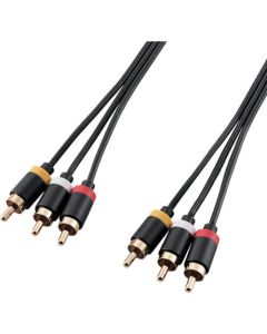 สายสัญญาณภาพ (RCA x 3) 3.0 ม