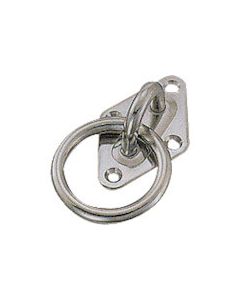 Stainless Steel Eye Plate (Diamond) w/ring 1อัน