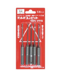 Deltagon Bit SDS Plus Pack of 5 แกนเดลต้า Φ4.8